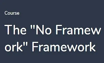 Изображение курса Фреймворк "No Framework"