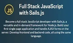 Изображение курса Full Stack JavaScript с Sails.js