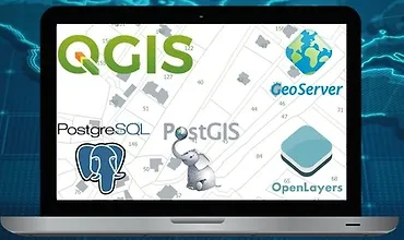 Изображение курса ГИС для бизнеса: создание веб-приложения для картографии с нуля