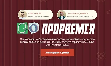 Изображение курса GO ПРОРВЕМСЯ