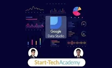 Изображение курса Google Data Studio для визуализации данных и информационных панелей