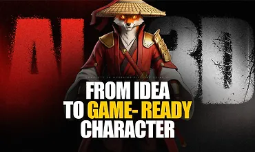 Изображение курса ИИ × 3D: создание игрового персонажа от идеи до результата [ENG + RUS]