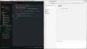 Изображение курса Инспектируем события компонентов с React Storybook