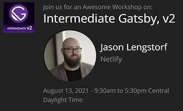 Изображение курса Intermediate Gatsby, v2