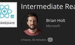Изображение курса Intermediate React