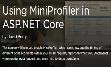 Изображение курса Использование MiniProfiler в ASP.NET Core