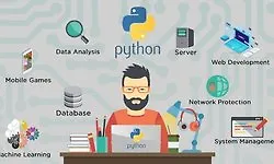 Изображение курса Изучите Python с нуля с помощью реальных приложений
