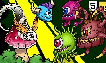 Изображение курса JavaScript: создаем игру с физикой и анимацией