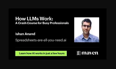 Изображение курса Как работают AI и LLM: ускоренный курс для занятых профессионалов