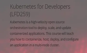 Изображение курса Kubernetes для разработчиков (LFD259)