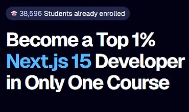 Изображение курса Курс Ultimate Next.js 15 + Книга
