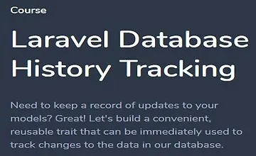 Изображение курса Laravel - отслеживание изменений базы данных