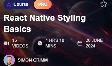 Изображение курса Основы стилизации в React Native