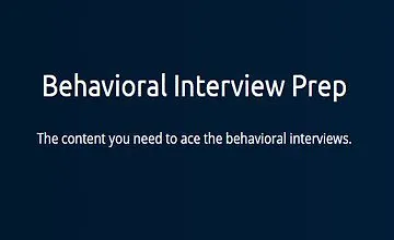 Изображение курса Подготовка к 'поведенческому' интервью