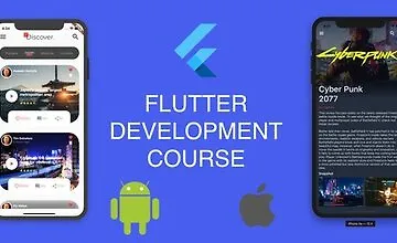 Изображение курса Полный курс Flutter UI | Создавайте удивительные мобильные приложения