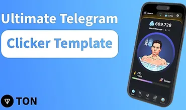 Изображение курса Приложение мини-игра Кликер для Telegram