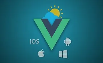 Изображение курса Приложение Weather с Vue JS и Quasar (Mobile, Desktop и Web)