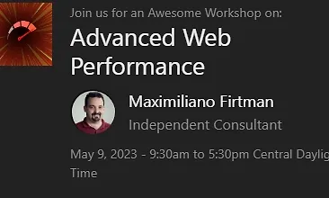 Изображение курса Продвинутая веб-производительность