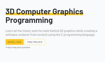 Изображение курса Программирование трехмерной компьютерной графики