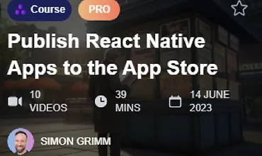 Изображение курса Публикация приложений React Native в App Store