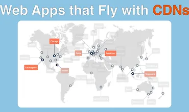 Изображение курса Python веб-приложения, летающие с помощью CDN