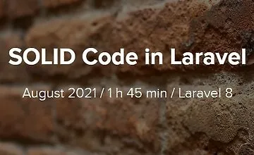 Изображение курса Solid код в Laravel