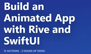 Изображение курса Создание анимированного приложения с Rive и SwiftUI