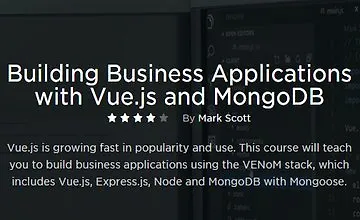 Изображение курса Создание бизнес-приложений с Vue.js и MongoDB