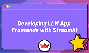 Изображение курса Создание интерфейсов для LLM приложений на платформе Streamlit