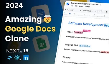 Изображение курса Создание клона Google Docs