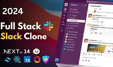 Изображение курса Создание клона Slack