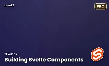 Изображение курса Создание компонентов Svelte