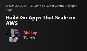 Изображение курса Создание масштабируемых приложений на Go в облачной среде AWS