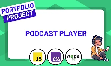 Изображение курса Создание подкаст-плеера с JavaScript, CSS и Node.js