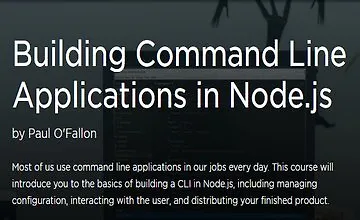 Изображение курса Создание приложений командной строки в Node.js