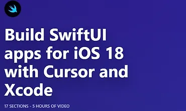 Изображение курса Создание приложений на SwiftUI для iOS 18 с помощью Cursor и Xcode