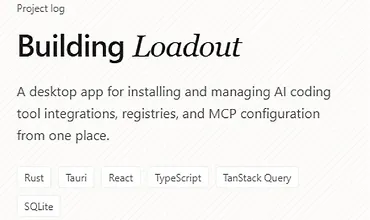 Изображение курса Создание приложения Loadout