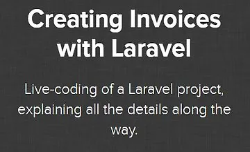 Изображение курса Создание счетов (Invoices) с помощью Laravel