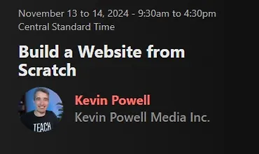 Изображение курса Создание веб-сайта с нуля