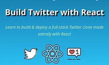 Изображение курса Создайте Twitter с помощью React