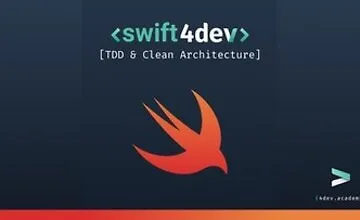 Изображение курса [PT, Португальский] Swift - TDD, Чистая Архитектура, Шаблоны Проектирования, SOLID, MVP