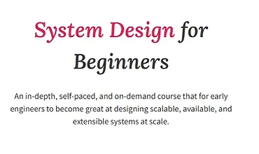 Изображение курса System Design для начинающих