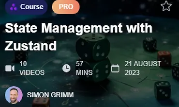 Изображение курса Управление состоянием с Zustand