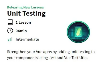 Изображение курса Vue: Модульное тестирование