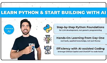 Изображение курса Введение в Python для работы с ИИ